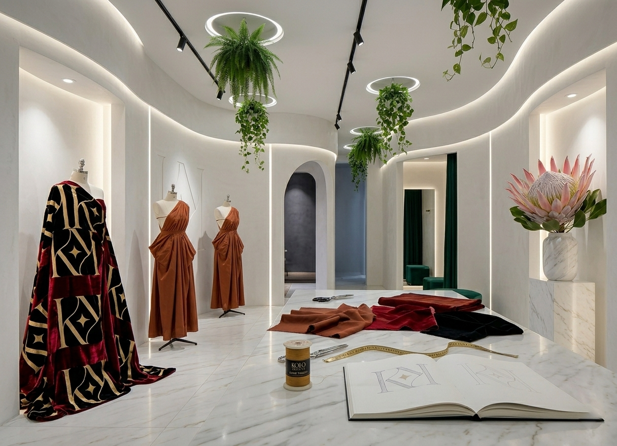The boutique interior of Kolo Designz
